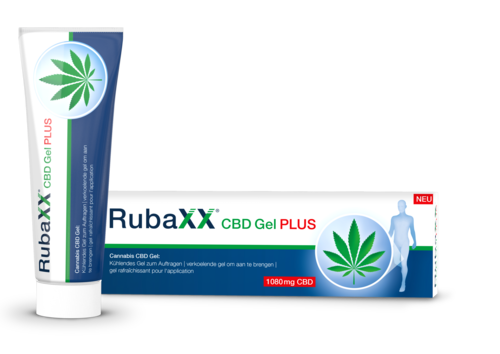 20136718_Packshot_RubaXX CBD Gel Plus_120ml_Tube&FS