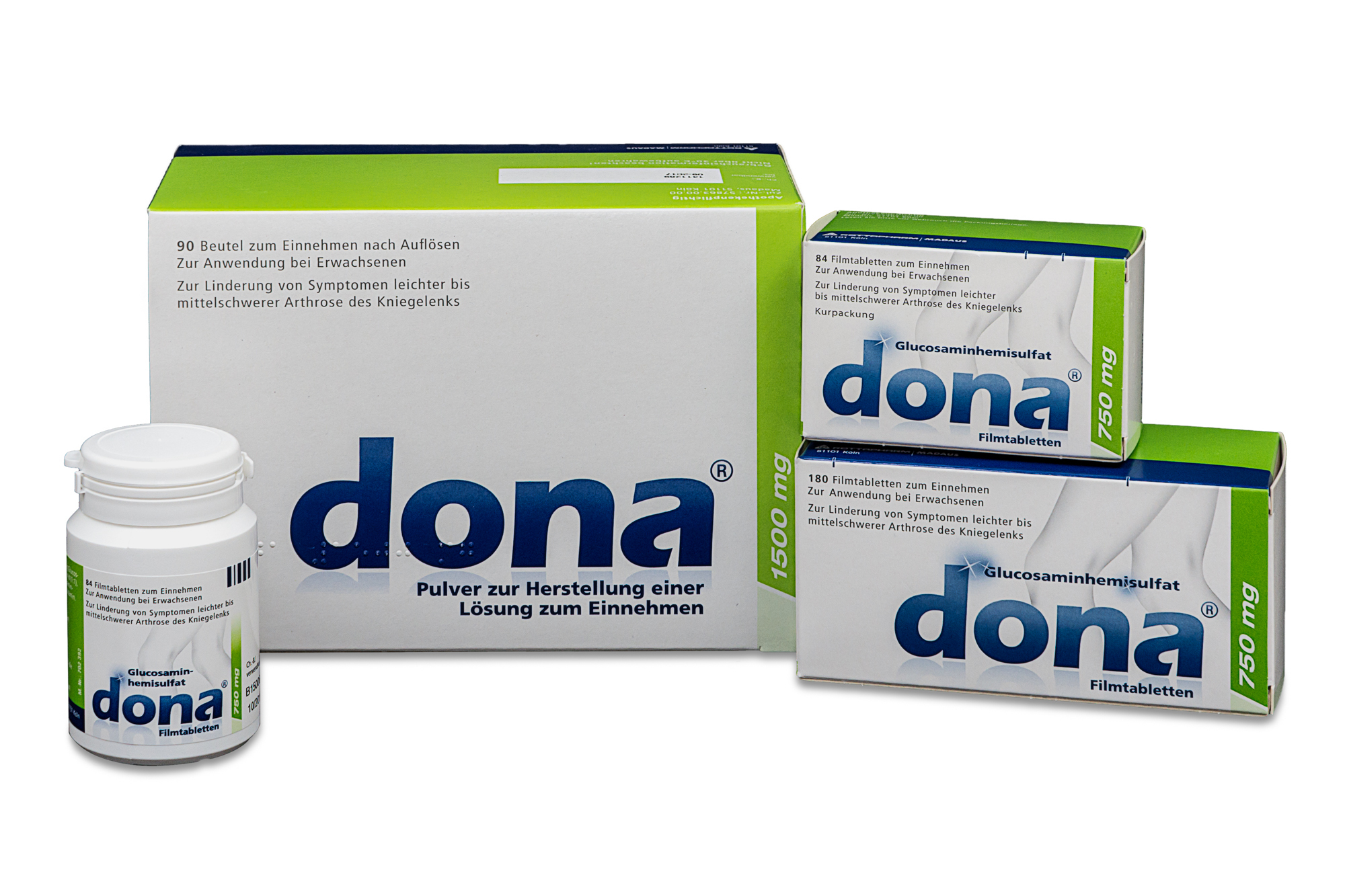 Dona bei Kniegelenkarthrose