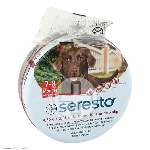SERESTO 4,50g + 2,03g Halsband für Hunde ab 8kg